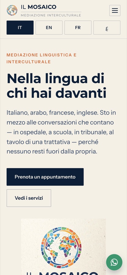 ilmosaicomediazione.it — sur téléphone